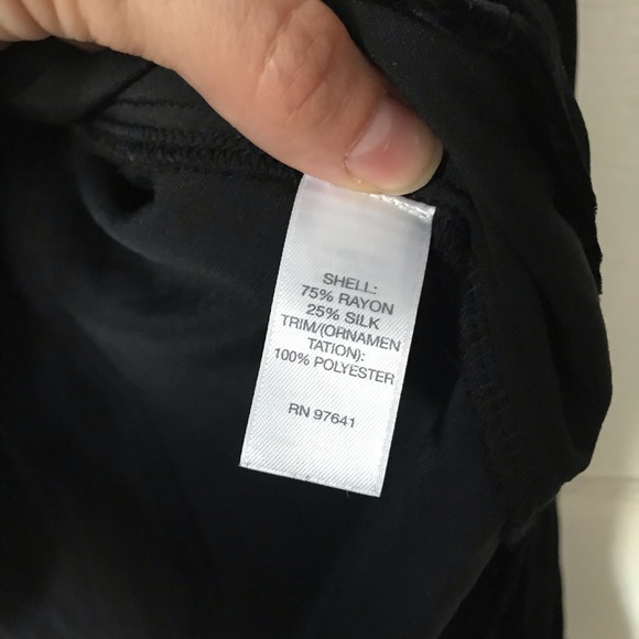 J. Jill Black Velvet Button Blouse size S - Picture 4 of 10